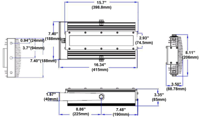 Dimension for explosion proof
