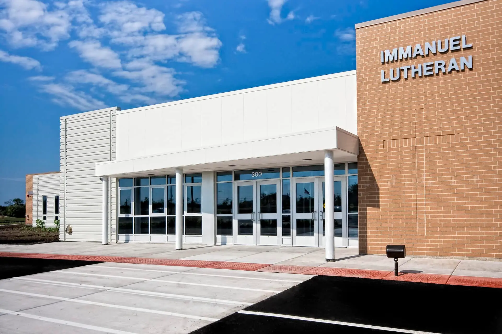 Exterior of the Immanuel Lutheran building